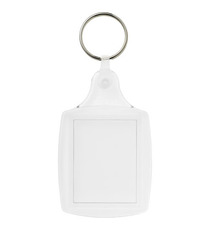 Porte-clefs publicitaire plastique Vosa avec attache en plastique Made in Europe