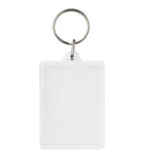 Porte-clefs publicitaire plastique Vito rectangulaire