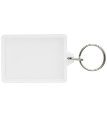 Porte-clefs publicitaire plastique Vito rectangulaire