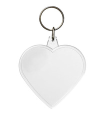 Porte-clefs publicitaire Combo en forme de coeur Made in Europe