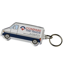 Porte-clefs publicitaire Combo en forme de van