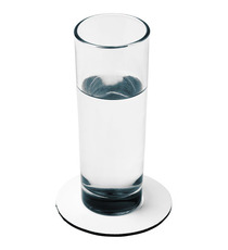 Sous-verre publicitaire rond Q-Mat®