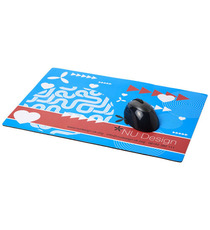 Tapis publicitaire de comptoir Q-Mat® de taille A4