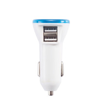 Double chargeur allume-cigare USB 2.1A publicitaire