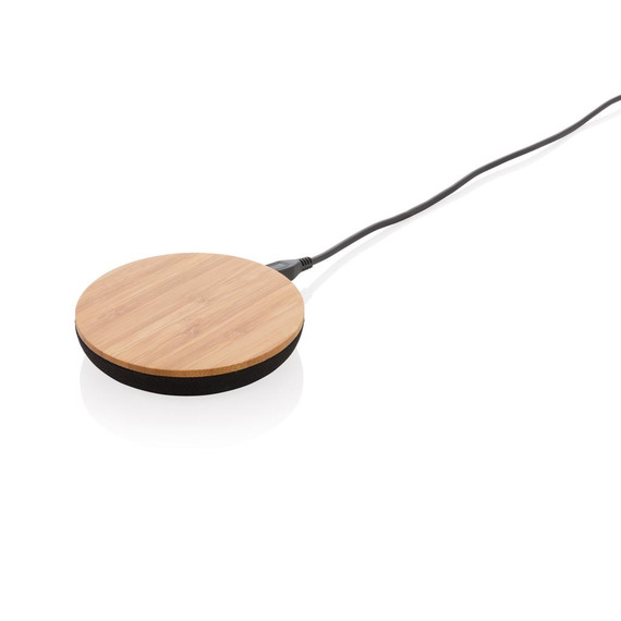 Chargeur à induction 5W Bamboo X publicitaire