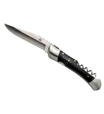 Couteau Laguiole 'Nature' stamina noir tire-bouchon publicitaire