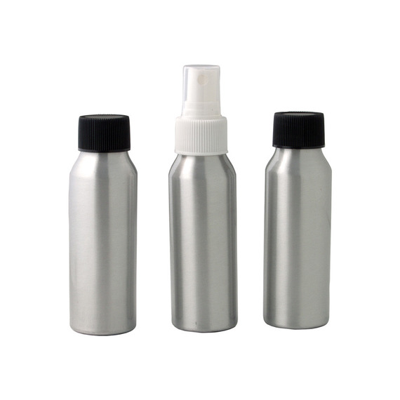 Set de 3 flacons de voyage aluminium publicitaire