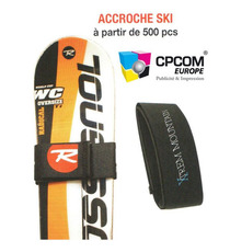 Accroche ski personnalisé