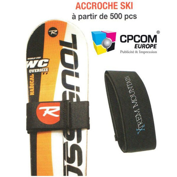 Accroche ski personnalisé