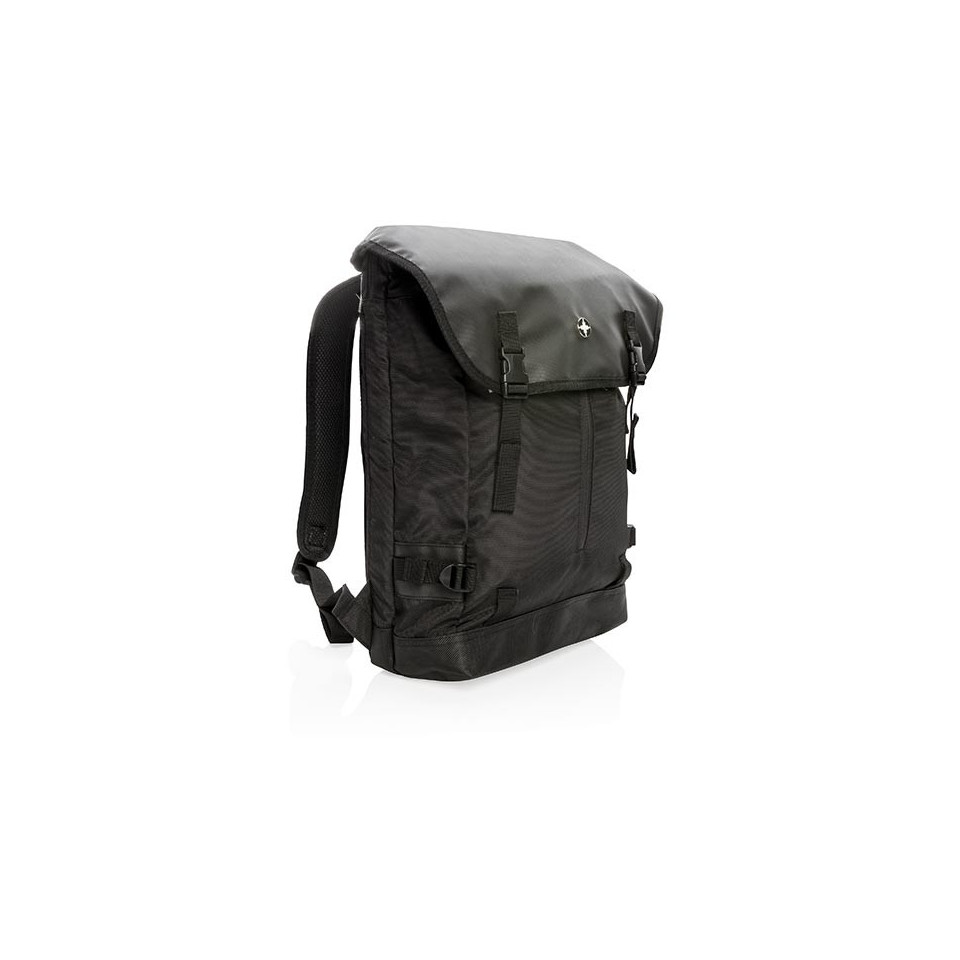 Sac à dos publicitaire antivol et ordinateur 15" Swiss Peak