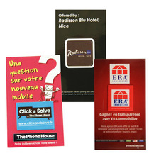 Sticker publicitaire nettoyeur pour portable