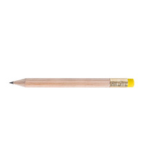 Crayon de papier personnalisable en bois sans vernis 8.7 cm