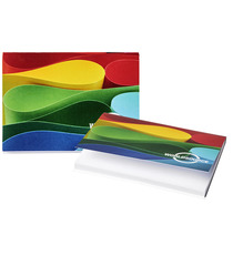 Post-its personnalisé Sticky-Mate® 105x75 mm couverture souple