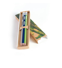 Etui fourreau publicitaire pour 3, 6 ou 12 crayons