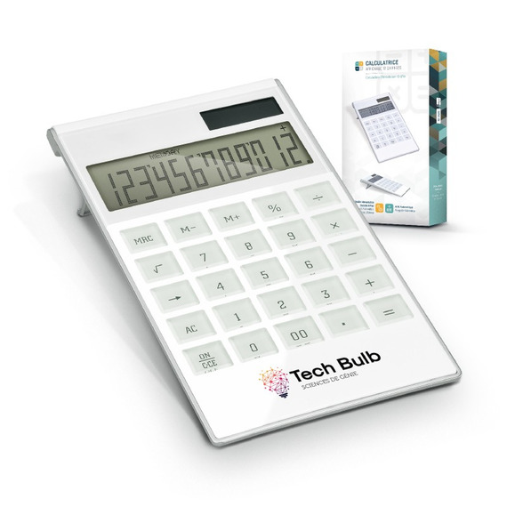 Calculatrice personnalisable solaire 12 chiffres Calculatrice personnalisable solaire 12 chiffres