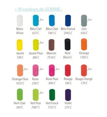 Crayon de papier personnalisable Eco vernis pantone 17.6 cm