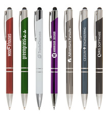 Stylo publicitaire quadrichromie express Hepburn Chrome