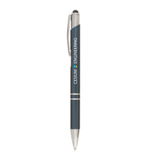 Stylo publicitaire quadrichromie express Hepburn Chrome