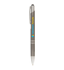 Stylo publicitaire quadrichromie express Hepburn Chrome