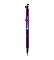 Stylo publicitaire quadrichromie express Hepburn Chrome