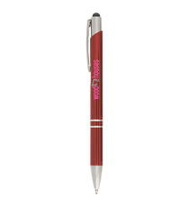 Stylo publicitaire quadrichromie express Hepburn Chrome