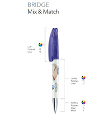 Stylo Senator publicitaire Bridge Mix&Match