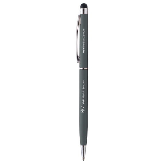 Stylo stylet personnalisé quadrichromie express B-Crosby soft touch