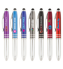 Stylo stylet personnalisé quadrichromie express Minnelli soft touch