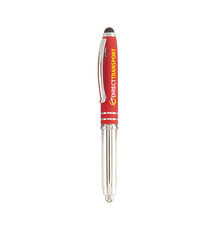 Stylo stylet lumineux personnalisé quadrichromie express Brando