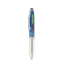 Stylo stylet lumineux personnalisé quadrichromie express Brando