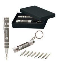 Coffret cadeau Porte-clés lampe et Outils express