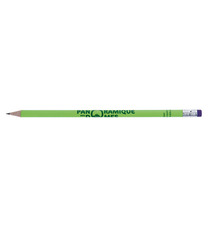 Crayon de papier en bois publicitaire rond vernis pantone 17.6 cm