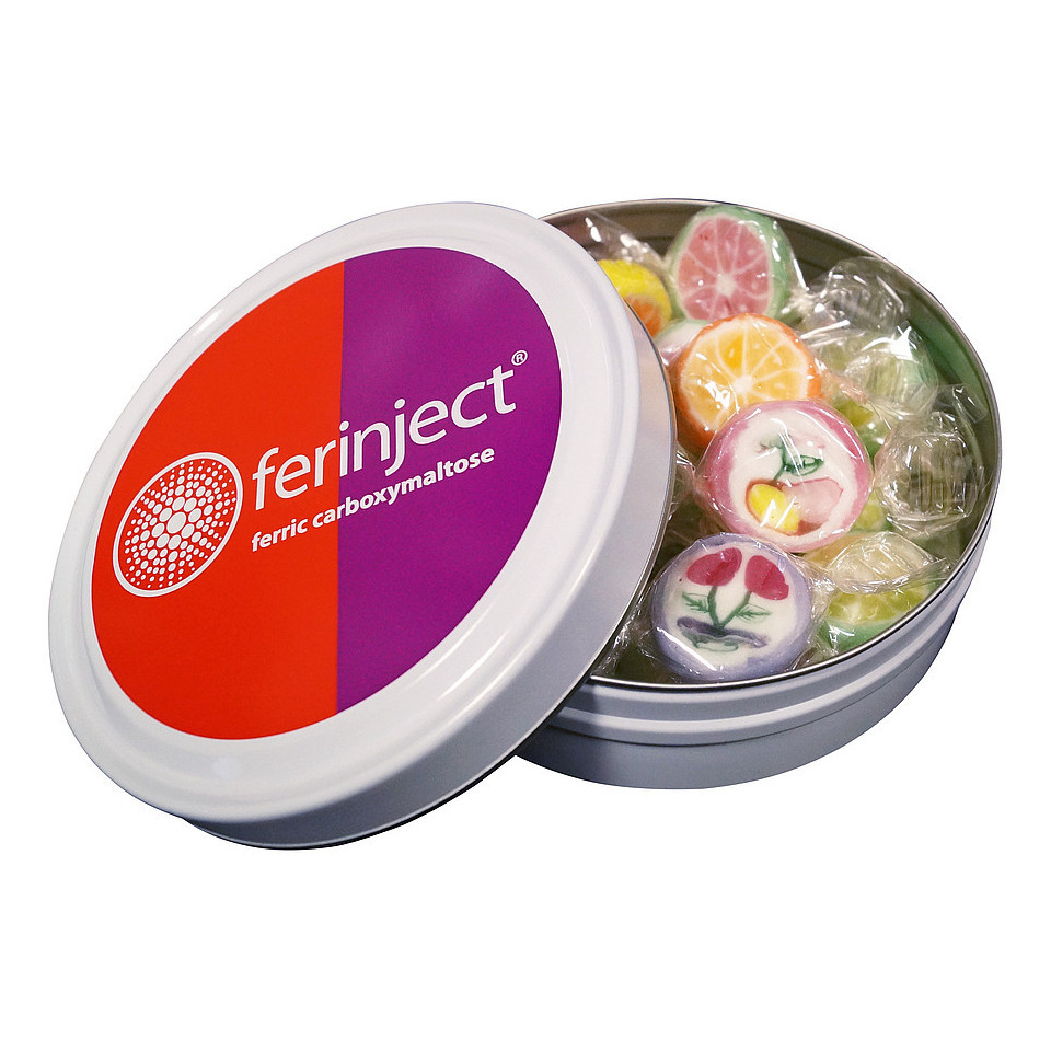 Boîte bonbons personnalisée Fruitée Rock Candies