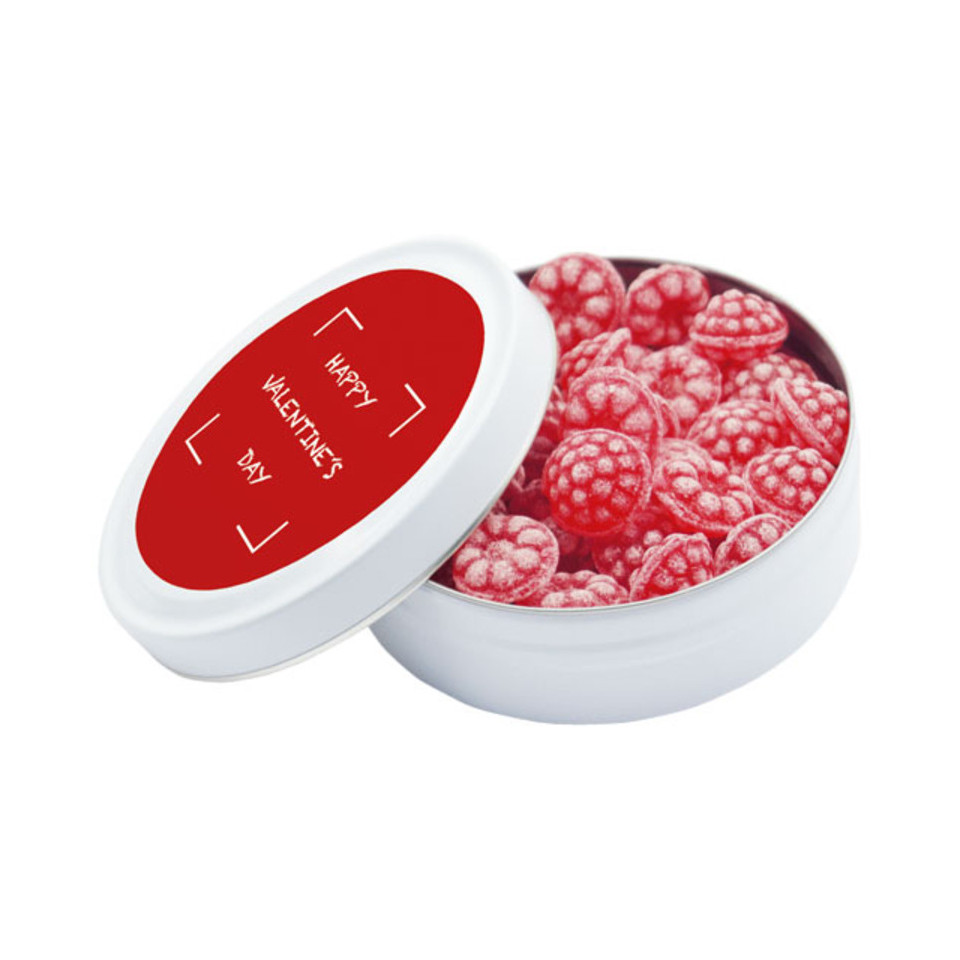 Boîte bonbons personnalisée Framboise