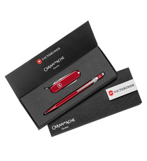 Set cadeau entreprise Caran D’Ache® et Victorinox personnalisé Classic