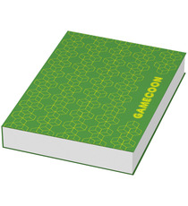 Post-it personnalisé Sticky-Mate® 106x78 mm couverture souple