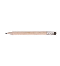 Crayon publicitaire en bois rond sans vernis 8.7 cm