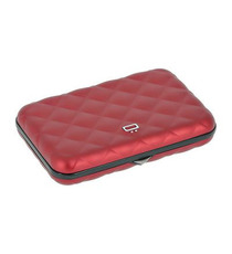 Porte cartes portefeuille RFID personnalisé 10 cartes de crédit OGON Quilted Button Wallet