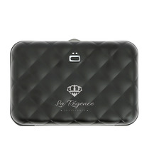 Porte cartes portefeuille RFID personnalisé 10 cartes de crédit OGON Quilted Button Wallet