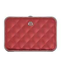 Porte cartes portefeuille RFID personnalisé 10 cartes de crédit OGON Quilted Button Wallet