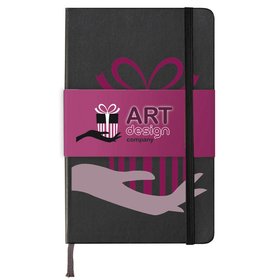 Carnet classique publicitaire Moleskine rigide Large 13x21cm