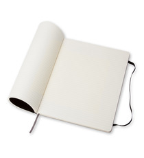 Carnet classique publicitaire Moleskine souple X-Large 19x25 cm