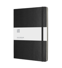 Carnet classique publicitaire Moleskine rigide X-Large 19x25 cm