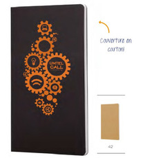 Cahier journal publicitaire Moleskine de poche