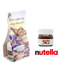 Mini pot de Nutella publicitaire personnalisé