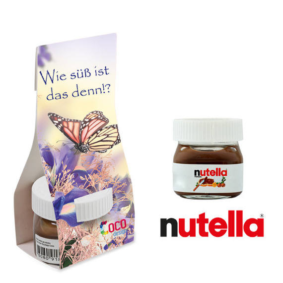 Mini pot de Nutella publicitaire personnalisé
