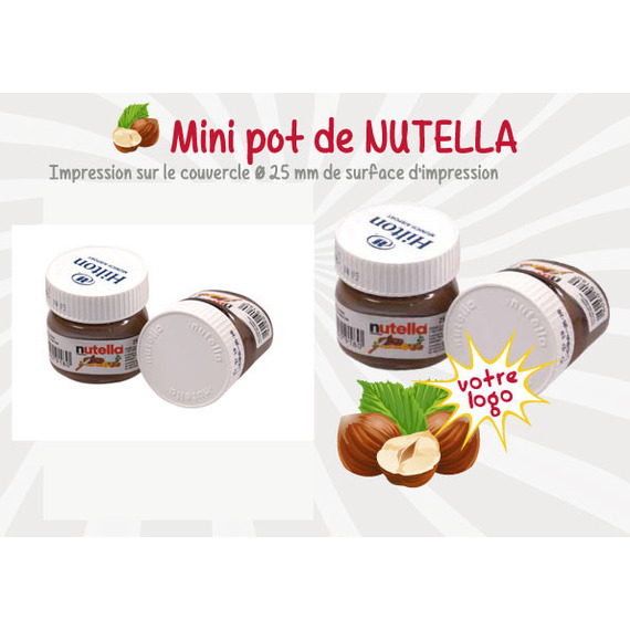 5 Mini pots Nutella Mickey à personnaliser - Personnalisez vos