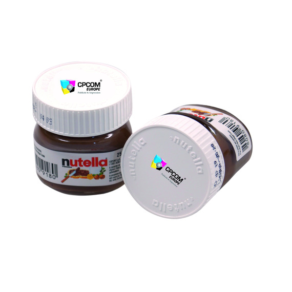 Mini pot de Nutella personnalisé sur le couvercle 25g