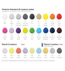 Set de surligneur 4 fluos publicitaires 8.7 cm vernis pantone