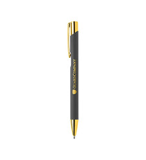 Stylo bille publicitaire express Glodstar® Crosby Soft-Touch doré